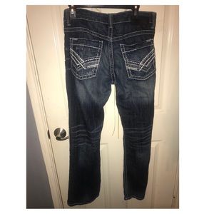 Men’s Buckle Black bootcut jeans